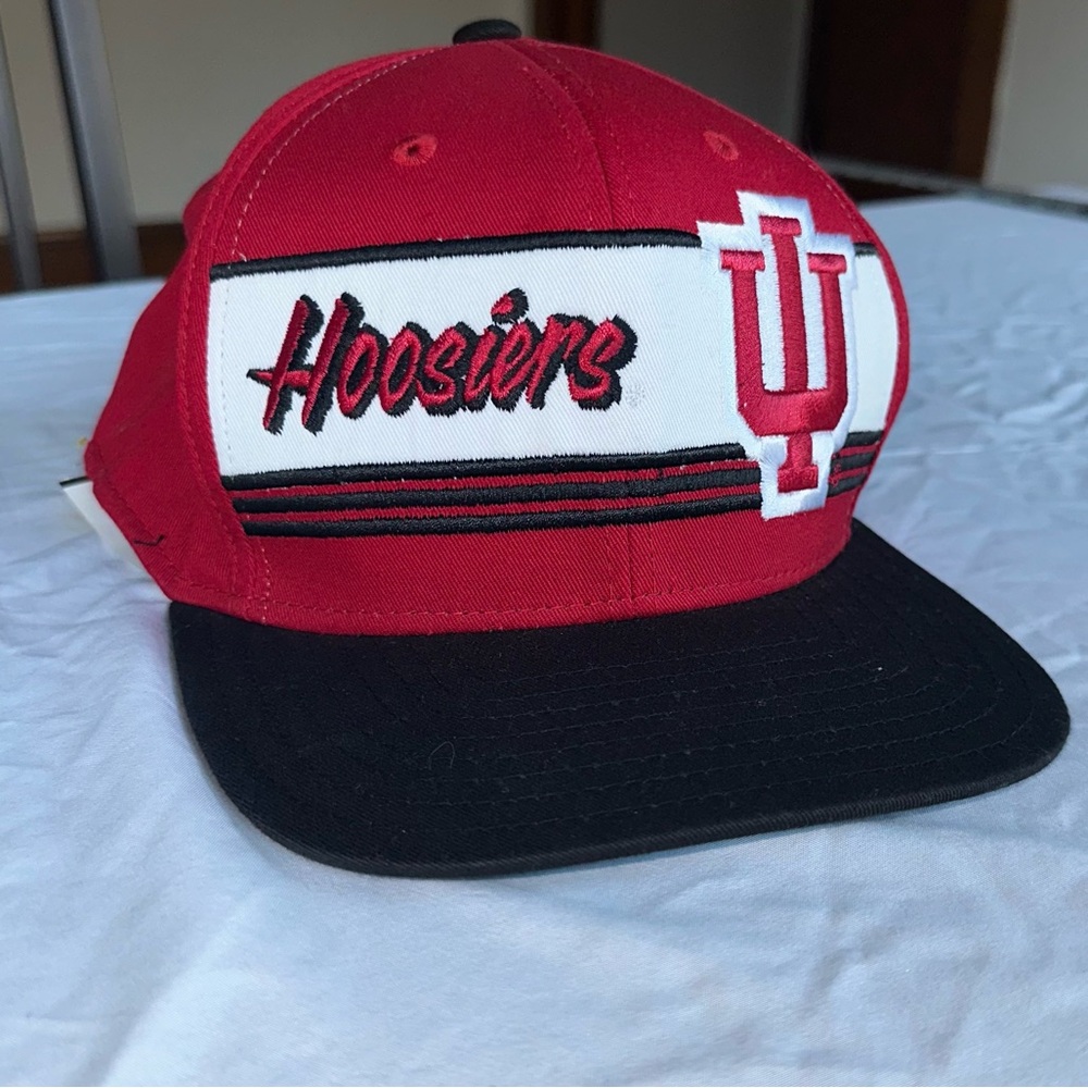 Indiana University Snapback Hat Adidas Adjustable Hoosiers Red IU NCAA